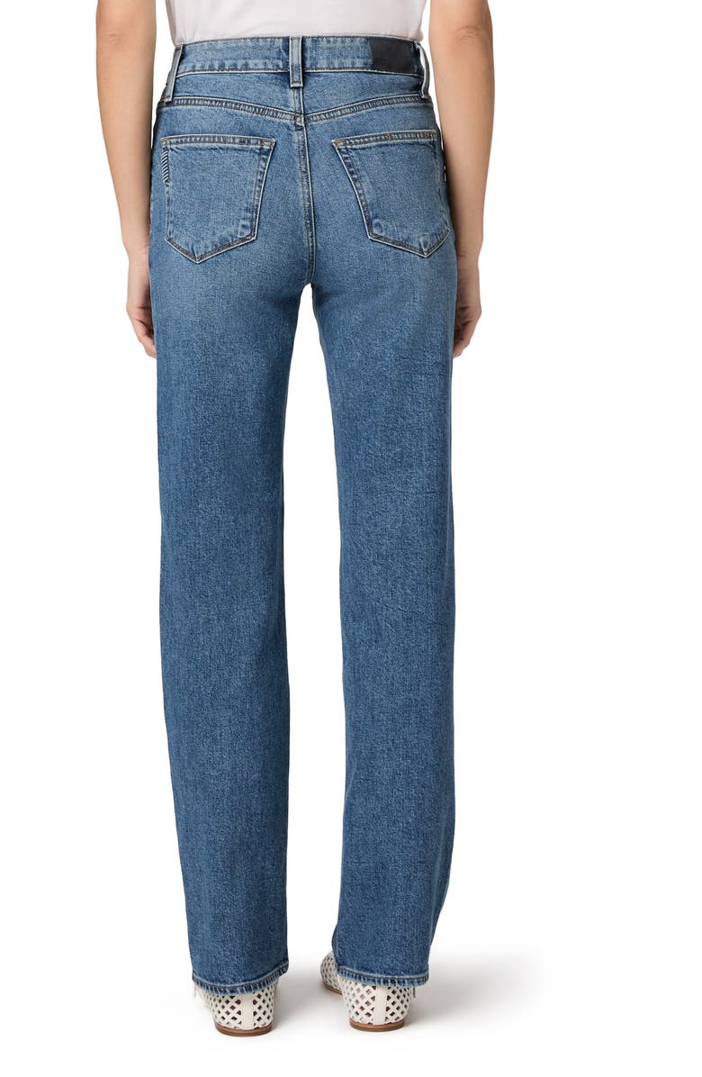 PAIGE Stevie High Waist Straight Leg Jeans, Alternate, color, Keystone