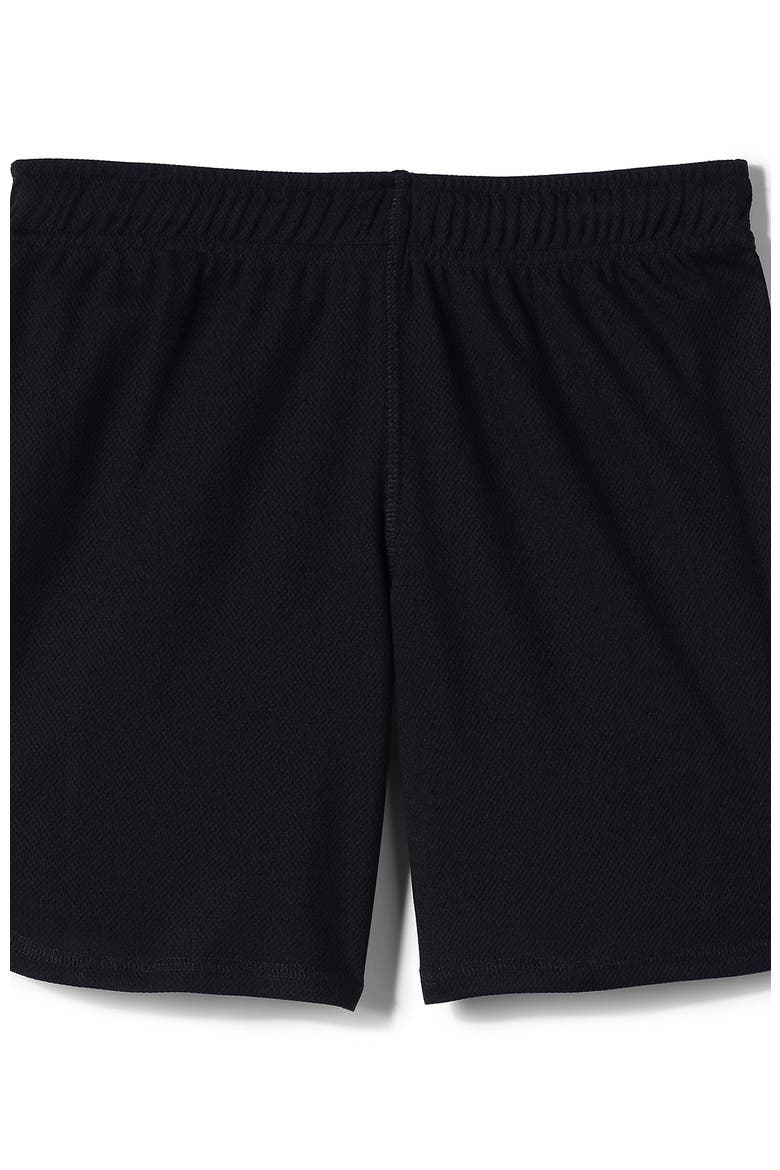 School Uniform Girls Mesh Gym Shorts, Alternate, color, Black