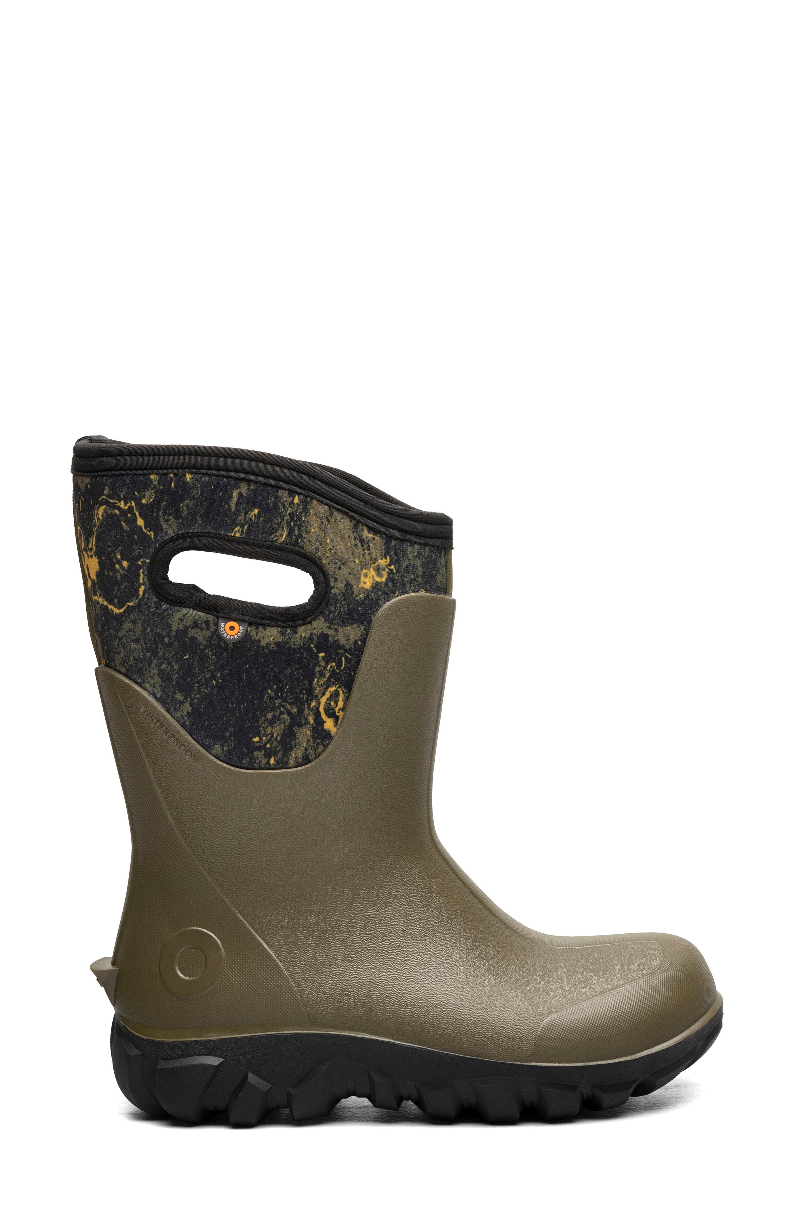 Classic Seamless Tall Rain Boot, Alternate, color, OLIVE MULTI