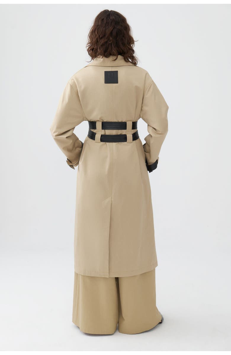 Nocturne Double Sided Belted Trench Coat, Alternate, color, 