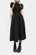 Disturbia Nightingale Buckled Midi Skirt