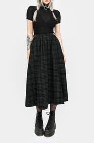Disturbia Nightingale Buckled Midi Skirt