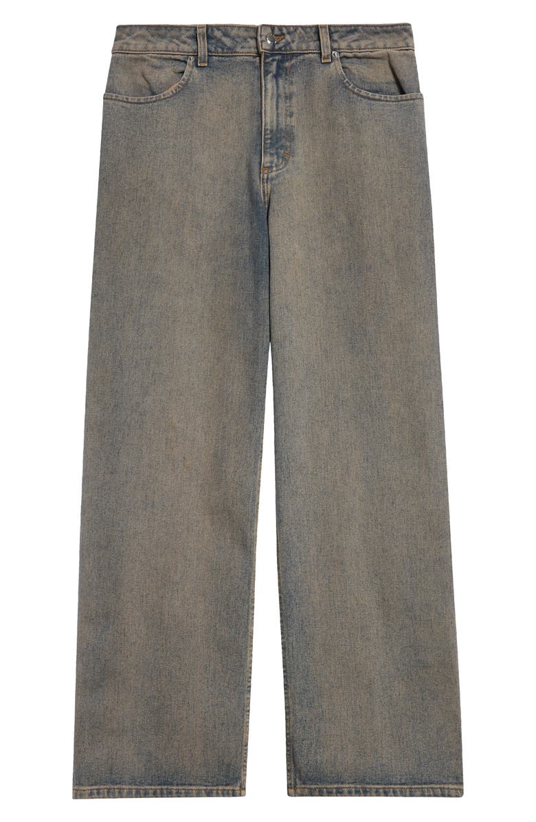Eckhaus Latta Wide Leg Jeans, Alternate, color, 