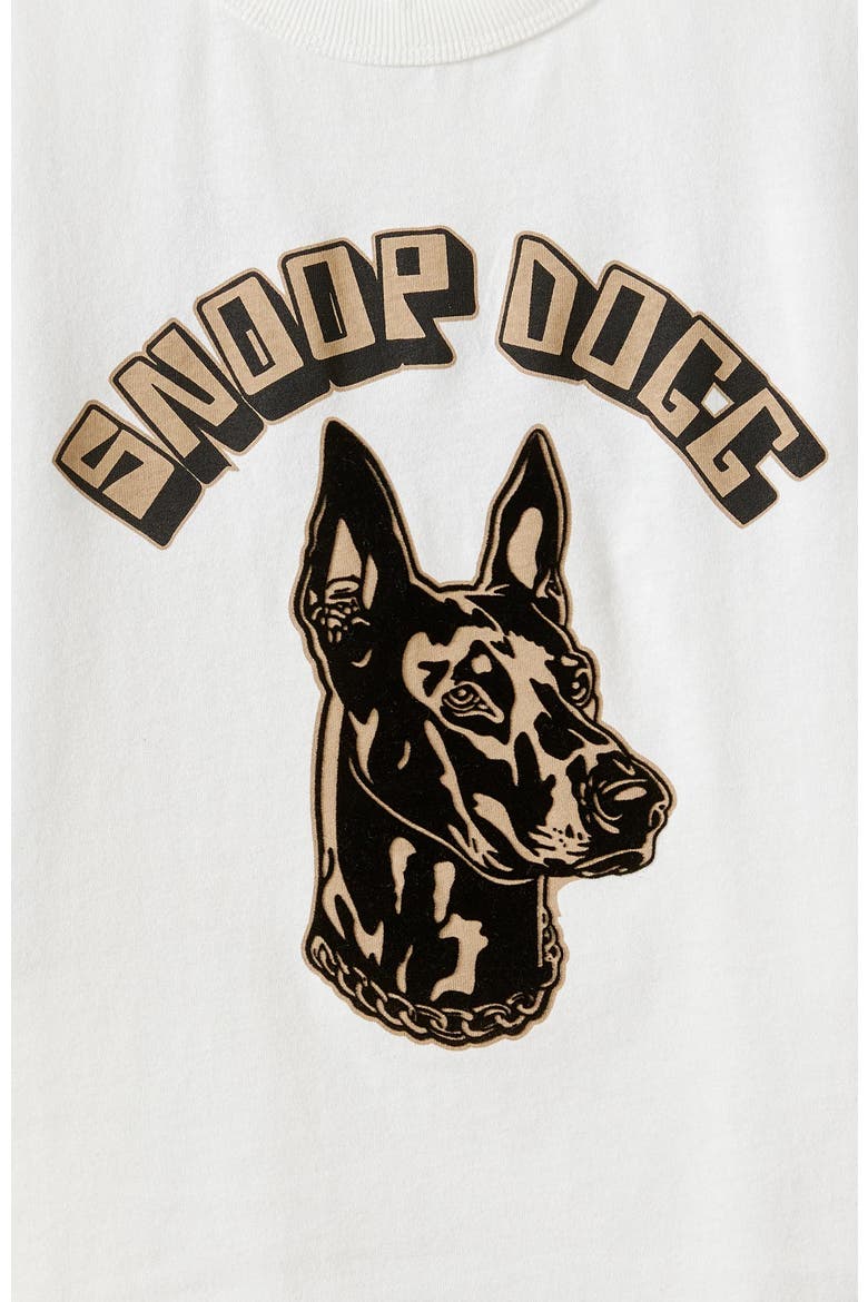 Kid's Licensed Drop Shoulder Short Sleeve Tee, Alternate, color, Vanilla Snoop Dog