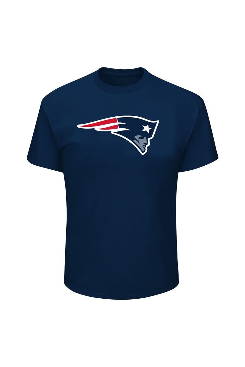 Men's Fanatics Drake Maye Navy New England Patriots Big & Tall Player Name & Number T-Shirt, Alternate, color, Navy