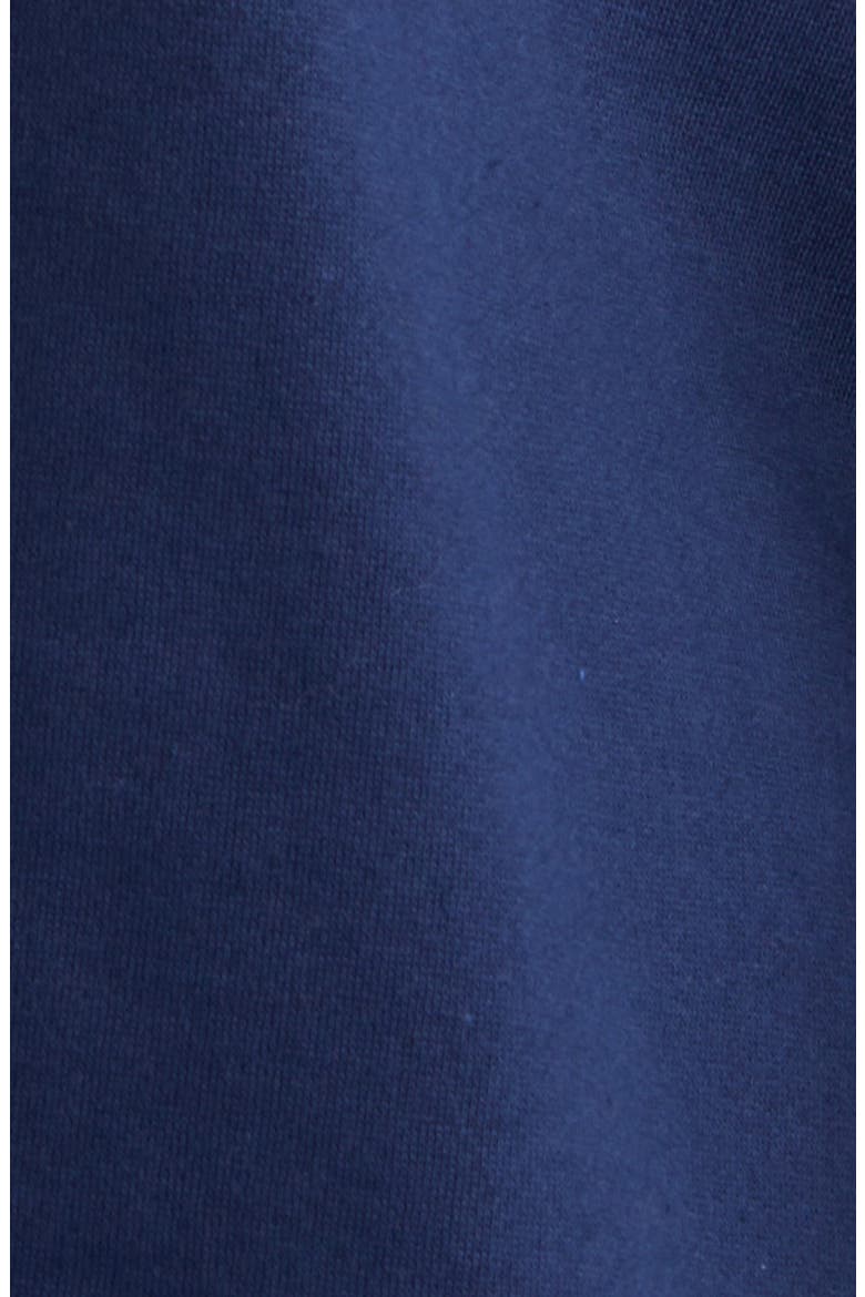 Women's WEAR by Erin Andrews Navy Dallas Mavericks Pieced Quarter-Zip Hoodie Jacket, Alternate, color, Navy