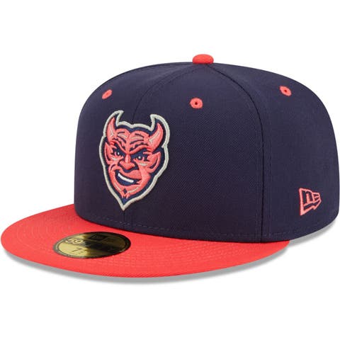 Men's New Era Navy/Red Demonios de Des Moines Copa De La Diversion 59FIFTY Fitted Hat