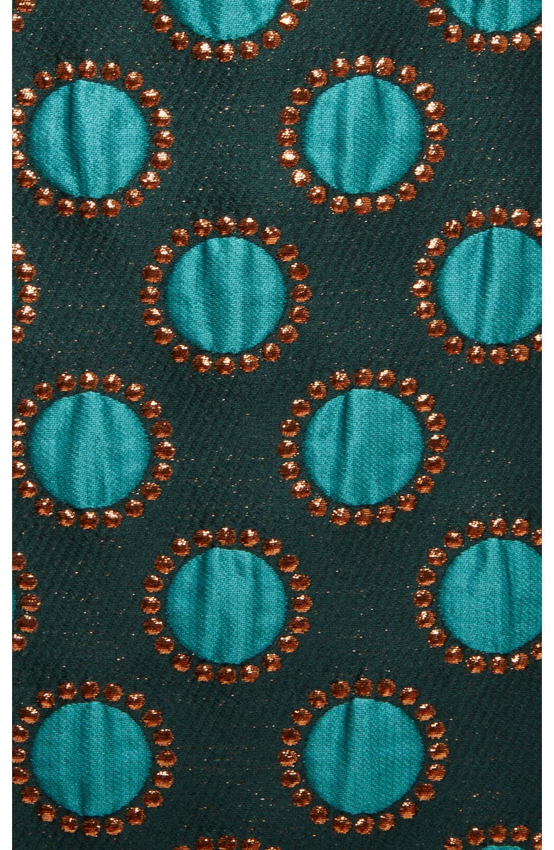 La DoubleJ Column Dress, Alternate, color, Jacquard Winter Sun Emerald