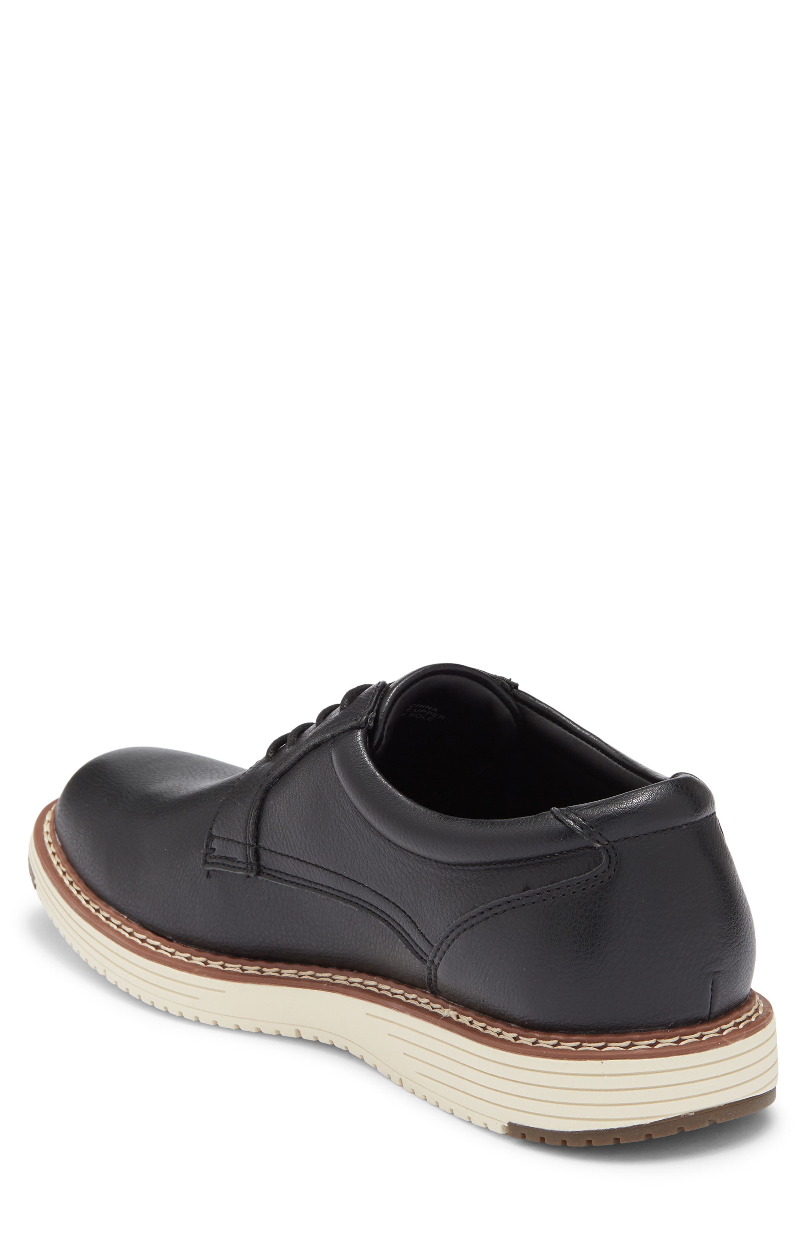 NORDSTROM RACK Sven Plain Toe Derby, Alternate, color, Black
