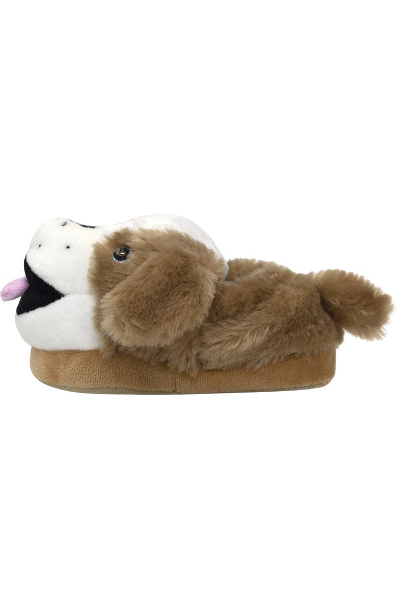 Robeez<sup>®</sup> Kids' Rocky Puppy Faux Fur Slipper, Alternate, color, Tan