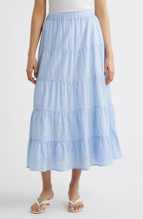 Tiered Maxi Skirt