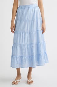 Cloth & Stone Tiered Maxi Skirt
