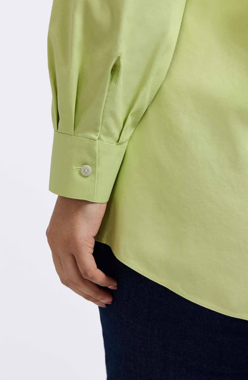 Foxcroft Cici Tunic Blouse In Pistachio