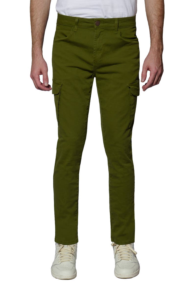 Preston Slim Fit Cargo Jeans, Main, color, ARMY