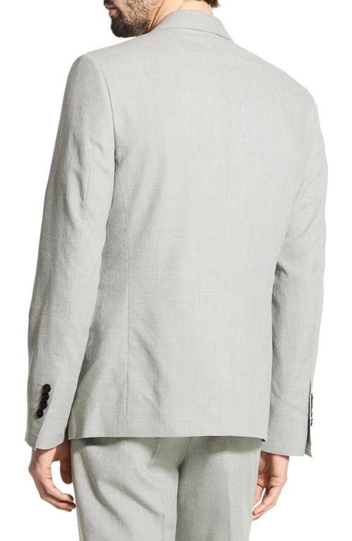 Theory Chambers Melange Solid Slim Fit Suit Jacket In Greenstone