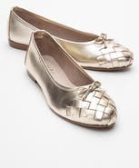 Forever & Always Shoes Nopos Leather Cap Toe Ballet Flat