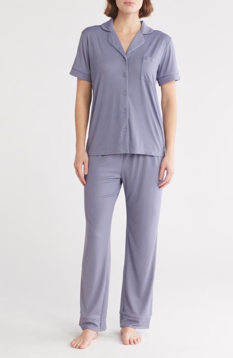 Short Sleeve Notch Pajamas