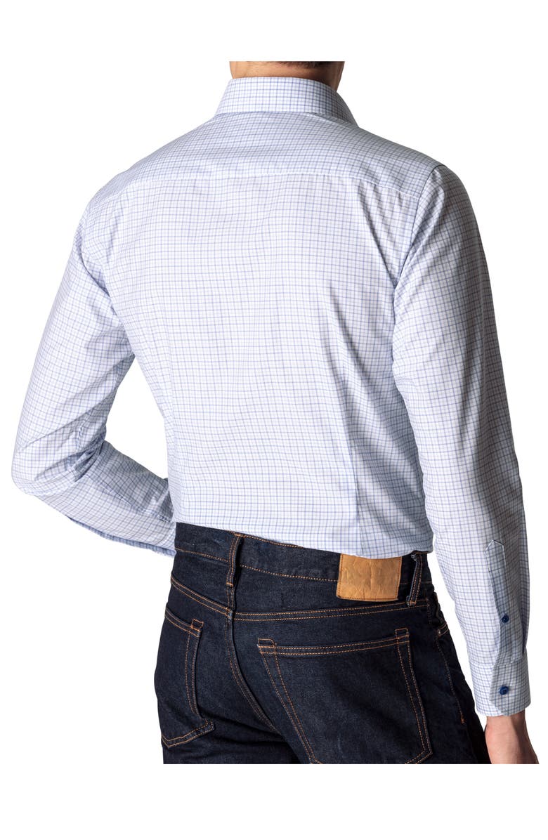 Eton Slim Fit Check Dress Shirt, Alternate, color,