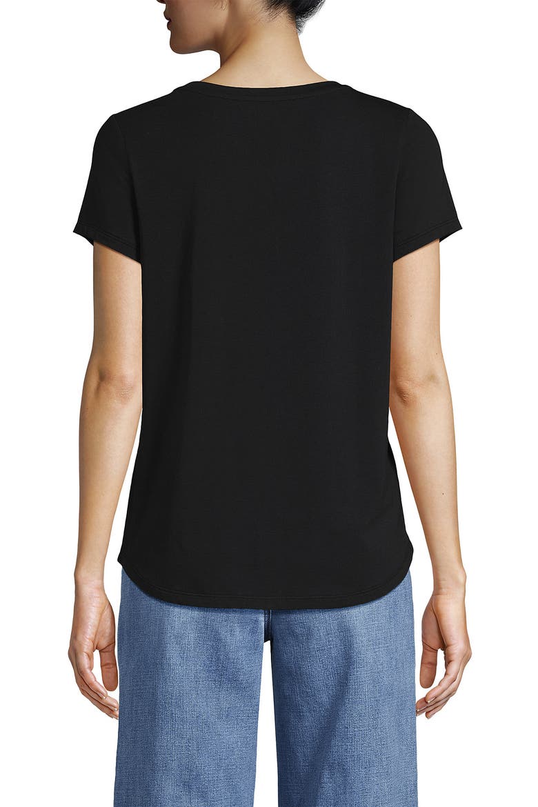 Lightweight Jersey T-shirt, Alternate, color, Black