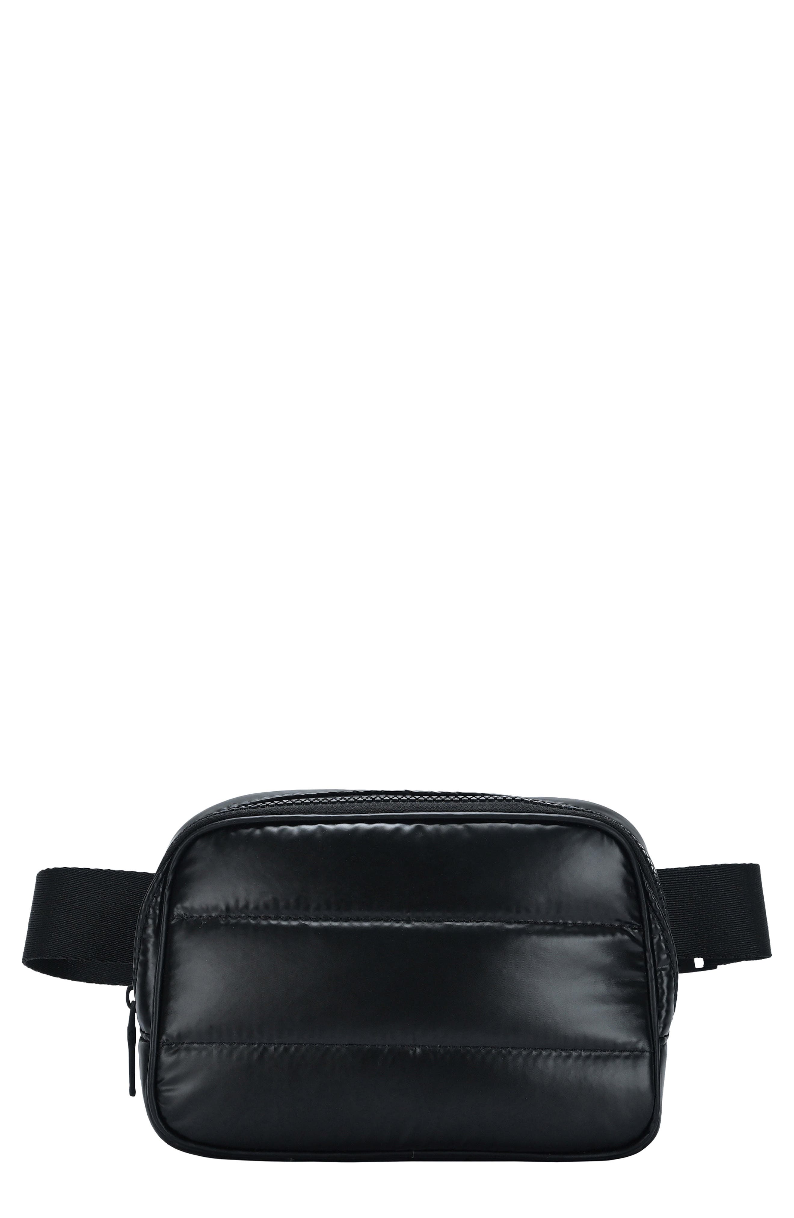 Madison West Nylon Puffy Belt Bag
