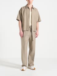 Manière De Voir Aven Boxy Shirt with Crease
