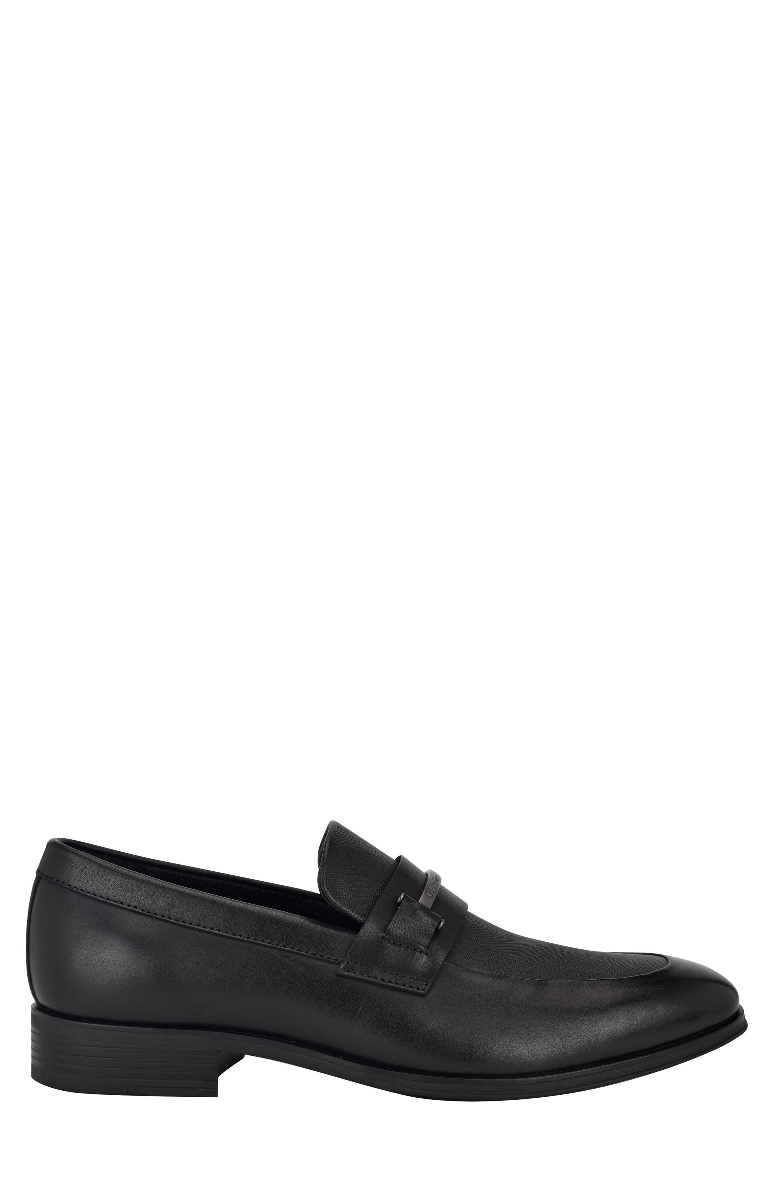 Calvin Klein Dillie Bit Loafer, Main, color, Black