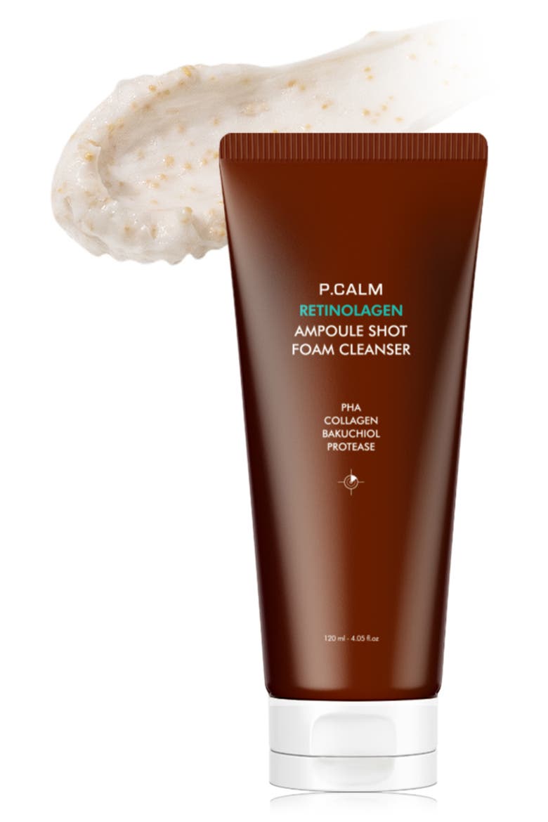 Retinolagen Ampoule Shot Foam Cleanser, Main, color, NO COLOR