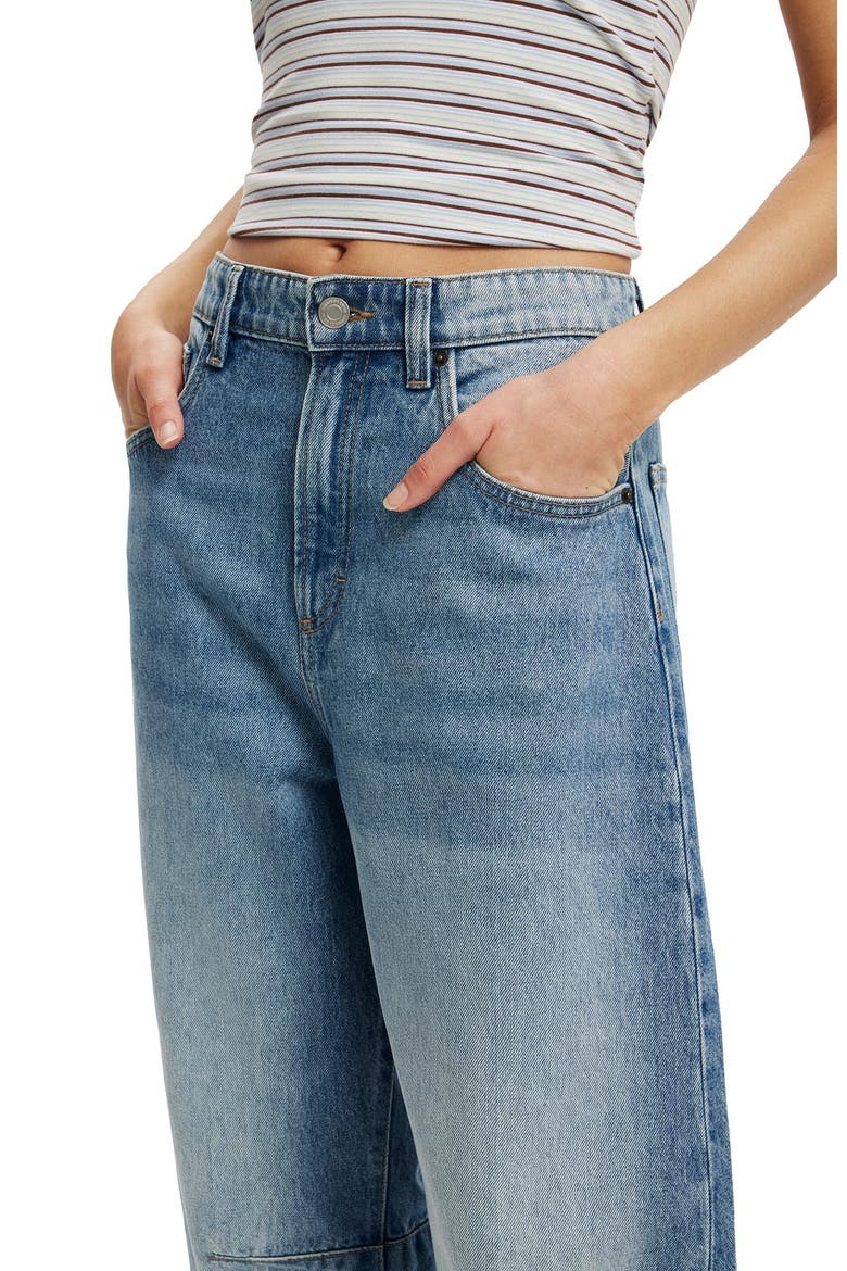 Women's Barrel Jean, Alternate, color, Eve Blue