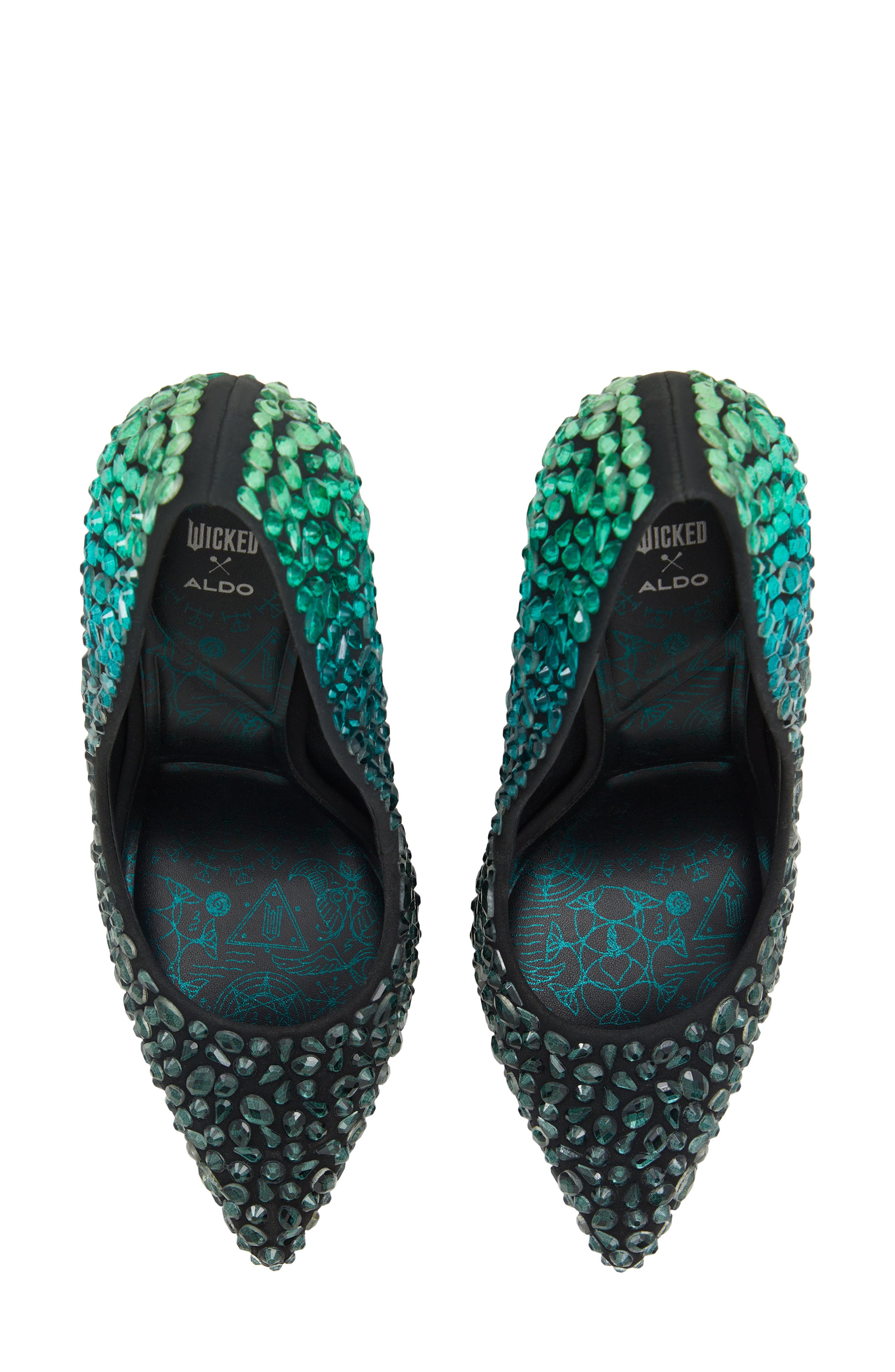 ALDO x Wicked The Green Elixir Pointed Toe Pump, Alternate, color, 