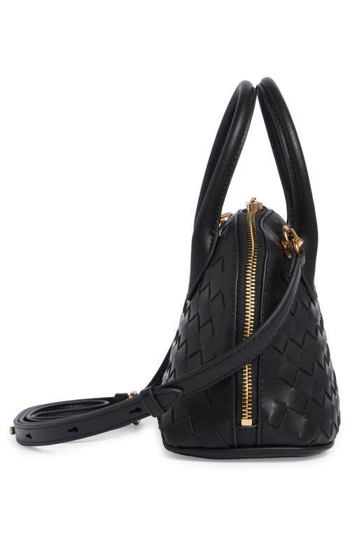 Sam Edelman Margo Mini Woven Satchel Bag In Black