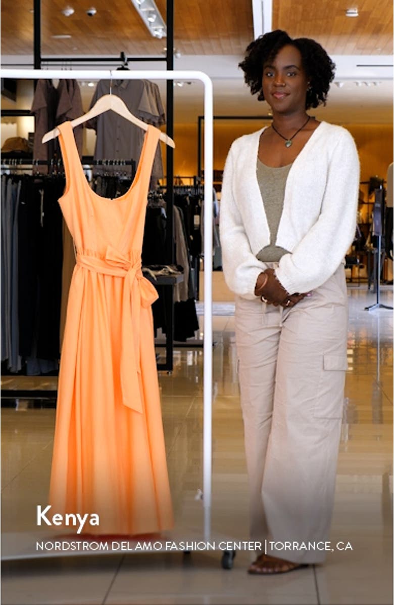 Kilah Cotton Blend Midi Dress, sales video thumbnail