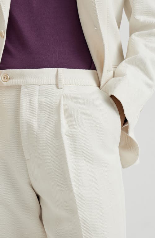 Brunello Cucinelli Leisure Fit Trousers In Neutral