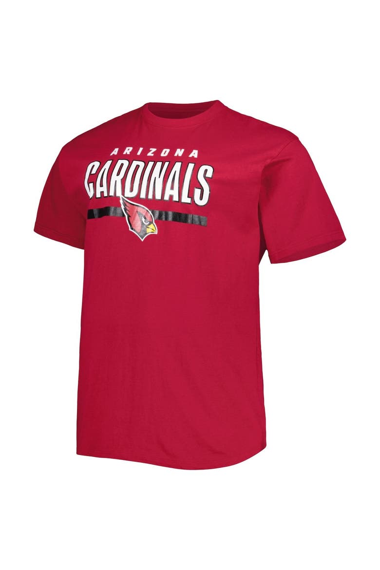 Men's Fanatics Branded Cardinal Arizona Cardinals Big & Tall Speed & Agility T-Shirt, Alternate, color, Cardinal