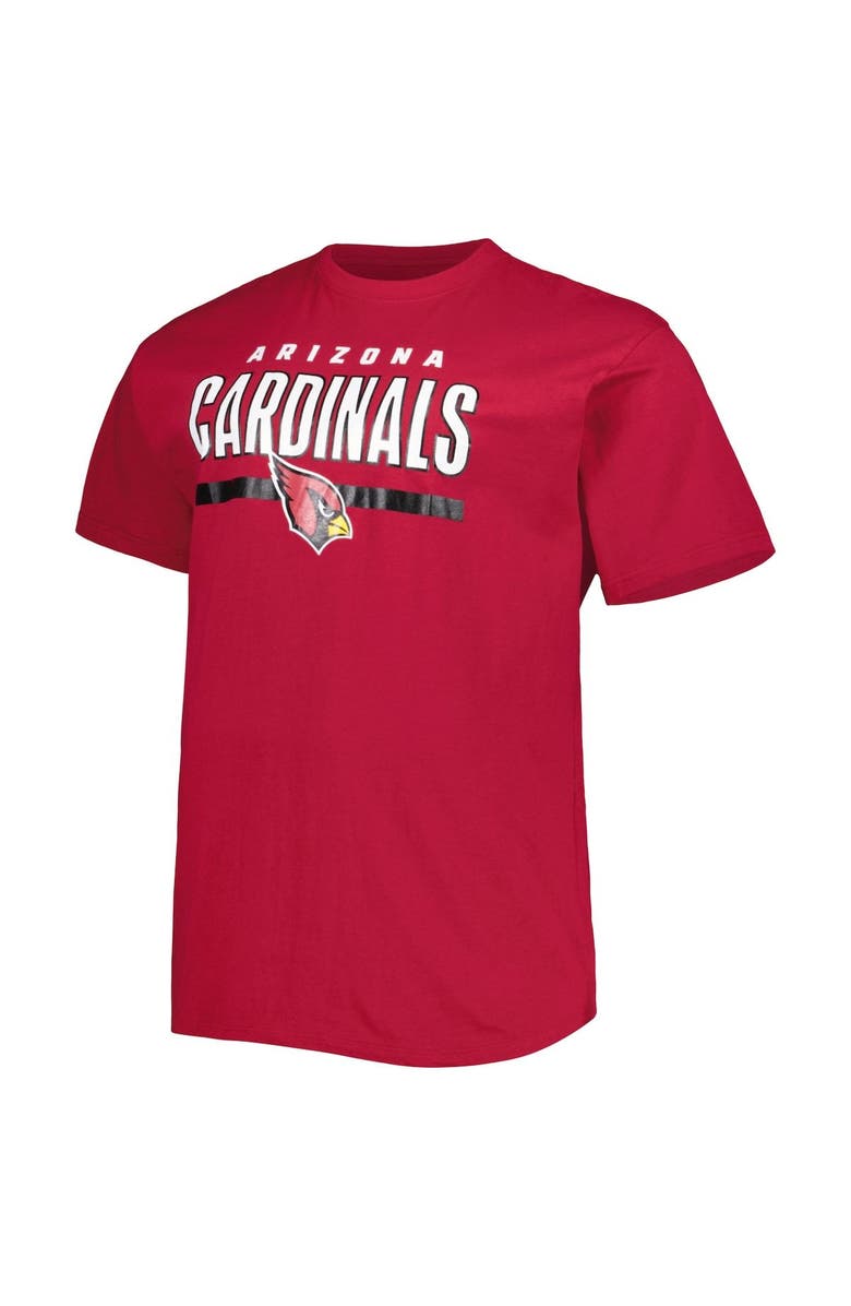 FANATICS Men's Fanatics Branded Cardinal Arizona Cardinals Big & Tall Speed & Agility T-Shirt, Alternate, color, 