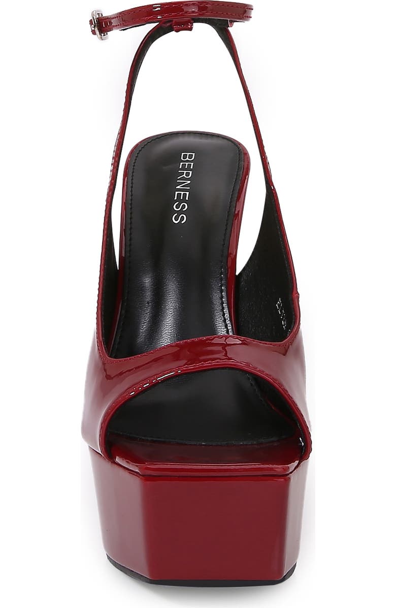 BERNESS Stiletto Heel Platform Sandal, Alternate, color, Wine