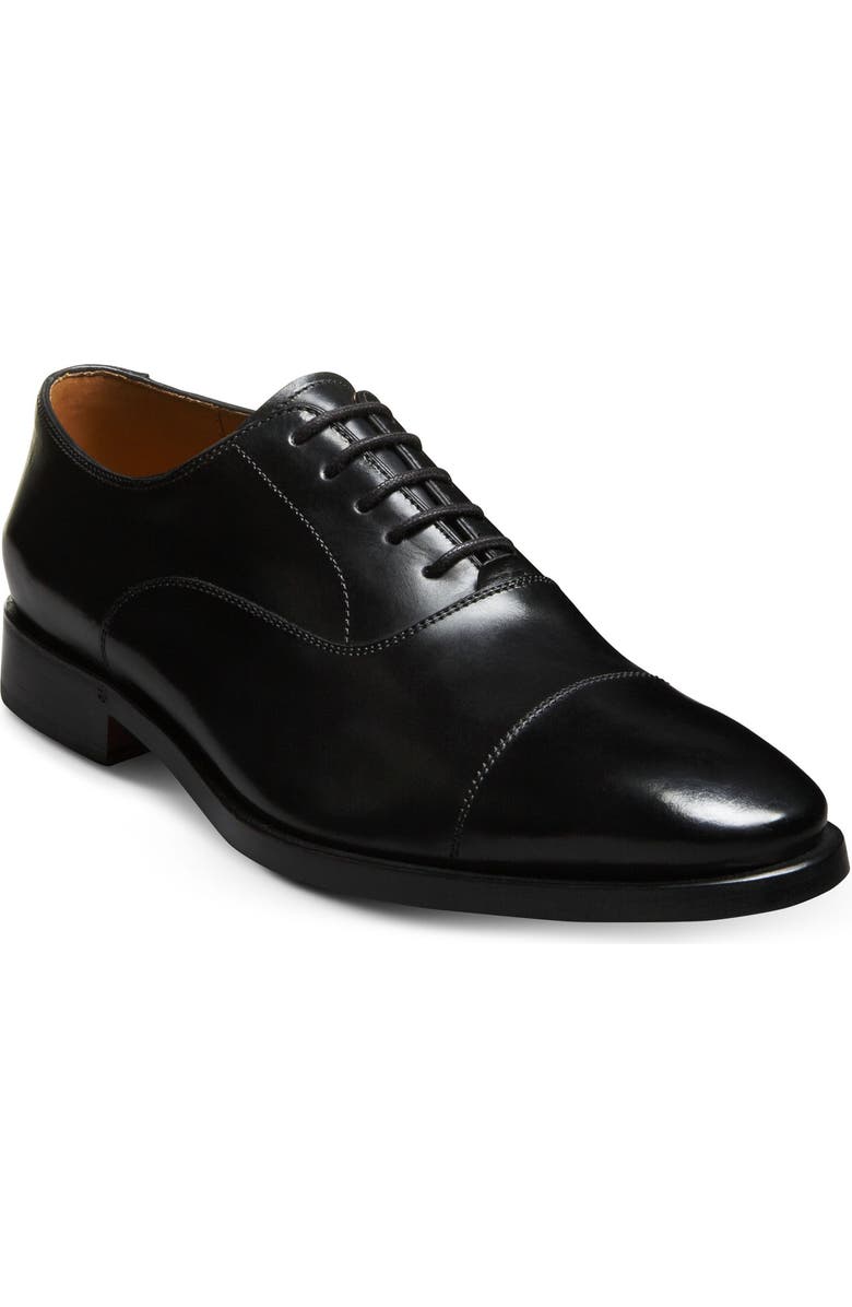 Allen Edmonds Siena Clean Cap Toe Oxford, Main, color, Black