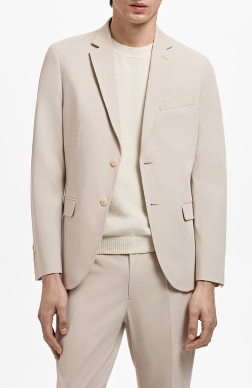 Mango Slim Fit Suit Jacket In Multi