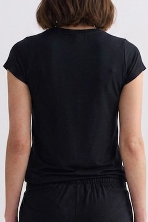 Reistor Essential Short Sleeve Tee Set In Black