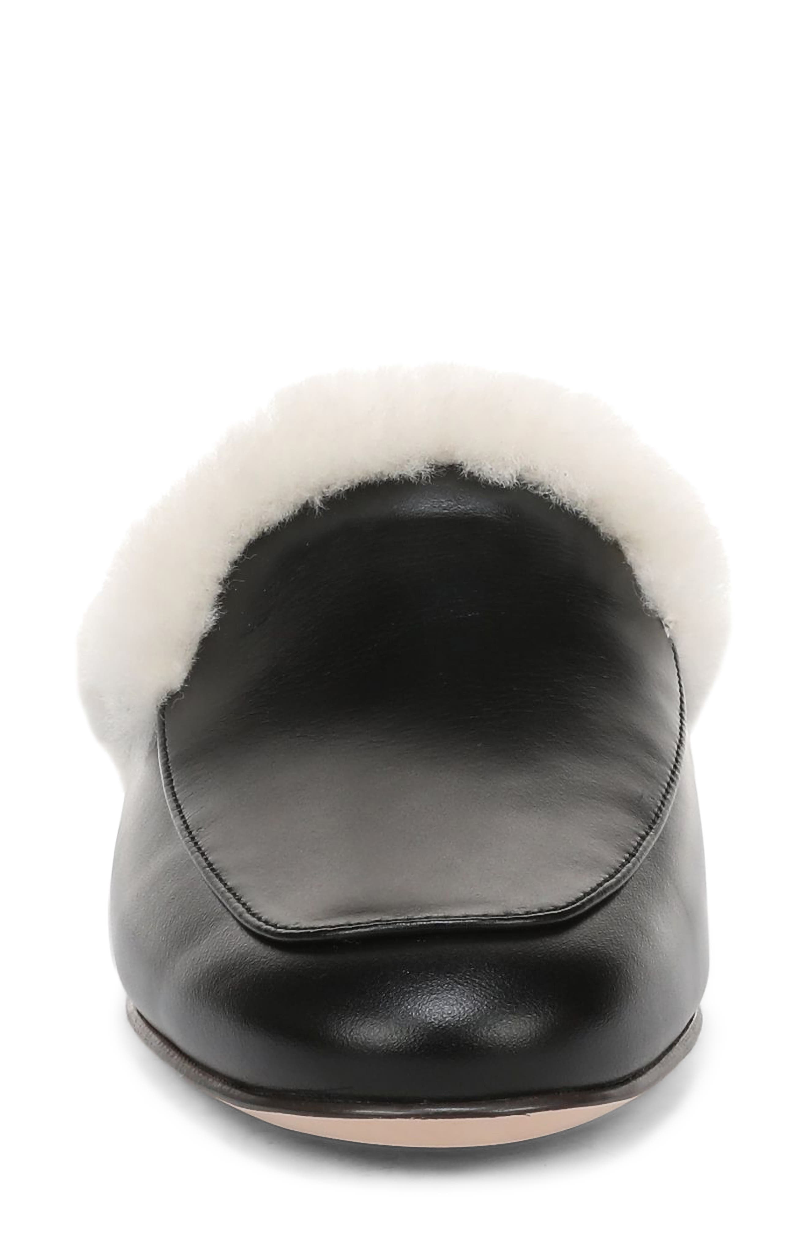 Yvette Wool Mule, Alternate, color, BLACK/ CREAM