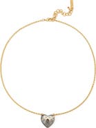 Kurt Geiger London Resin Heart Pendant Necklace