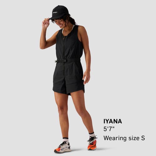 Backcountry Wasatch Ripstop Romper In Black