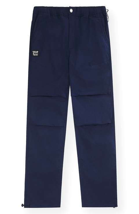 Cotton Blend Utility Pants