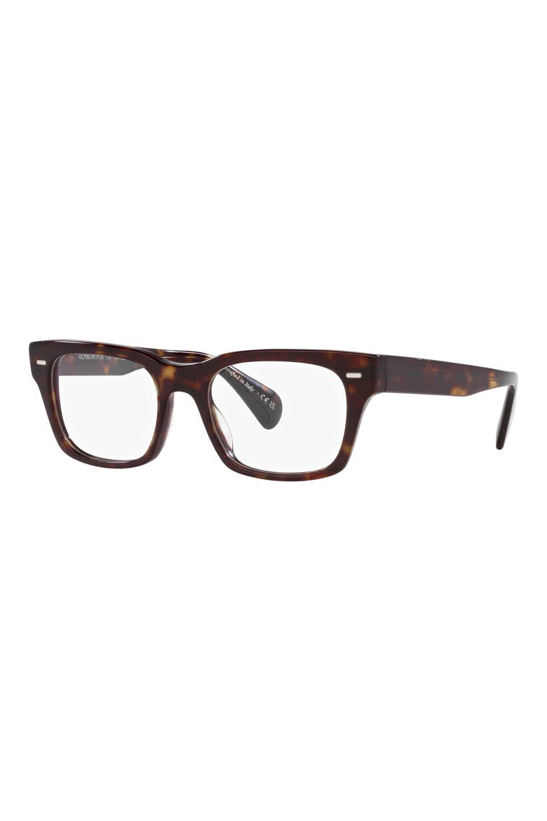 Ryce 51mm Square Sunglasses, Alternate, color, DK TORT