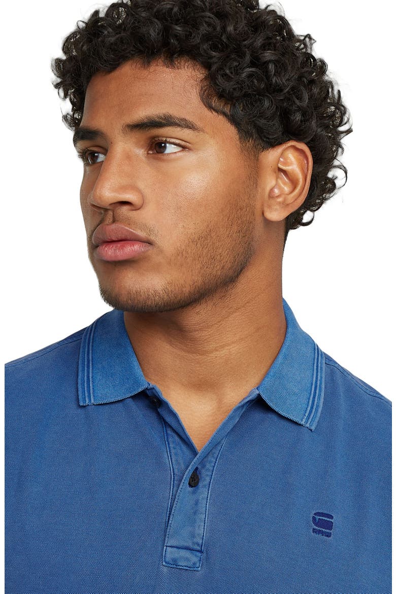 Dunda Slim Fit Overdye Piqué Polo, Alternate, color, PILOT GD