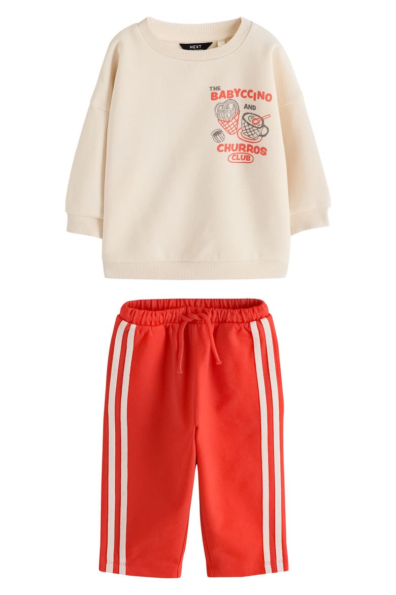 Kids' Graphic Sweatshirt & Track Pants Set, Main, color, MULTI