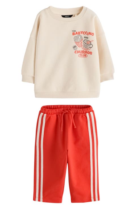 Kids' Graphic Sweatshirt & Track Pants Set