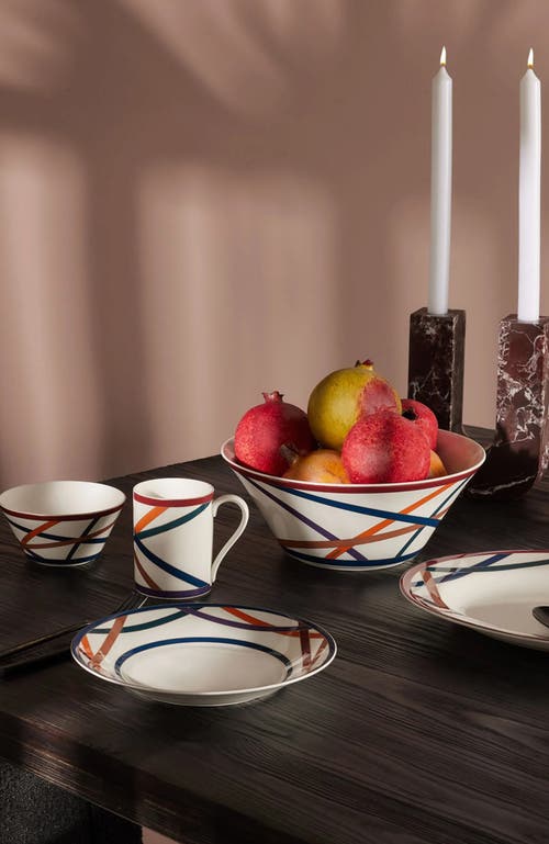 Missoni Home Tableware Soup Or Cereal Bowls Nastri Set Of 2 Multicolor Diam. 5.75", H 2.3"