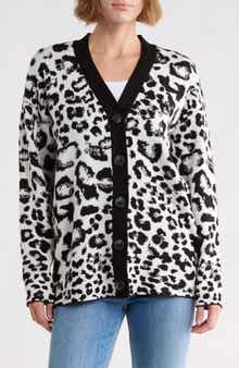 Leopard Jacquard Cardigan