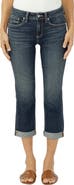 Silver Jeans Co. Suki Americana Curvy Mid Rise Capri Jeans