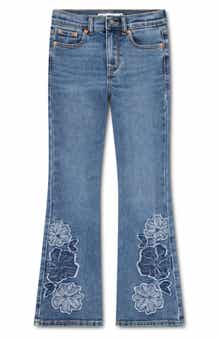 Kids' 726 Flower Flare Leg Jeans